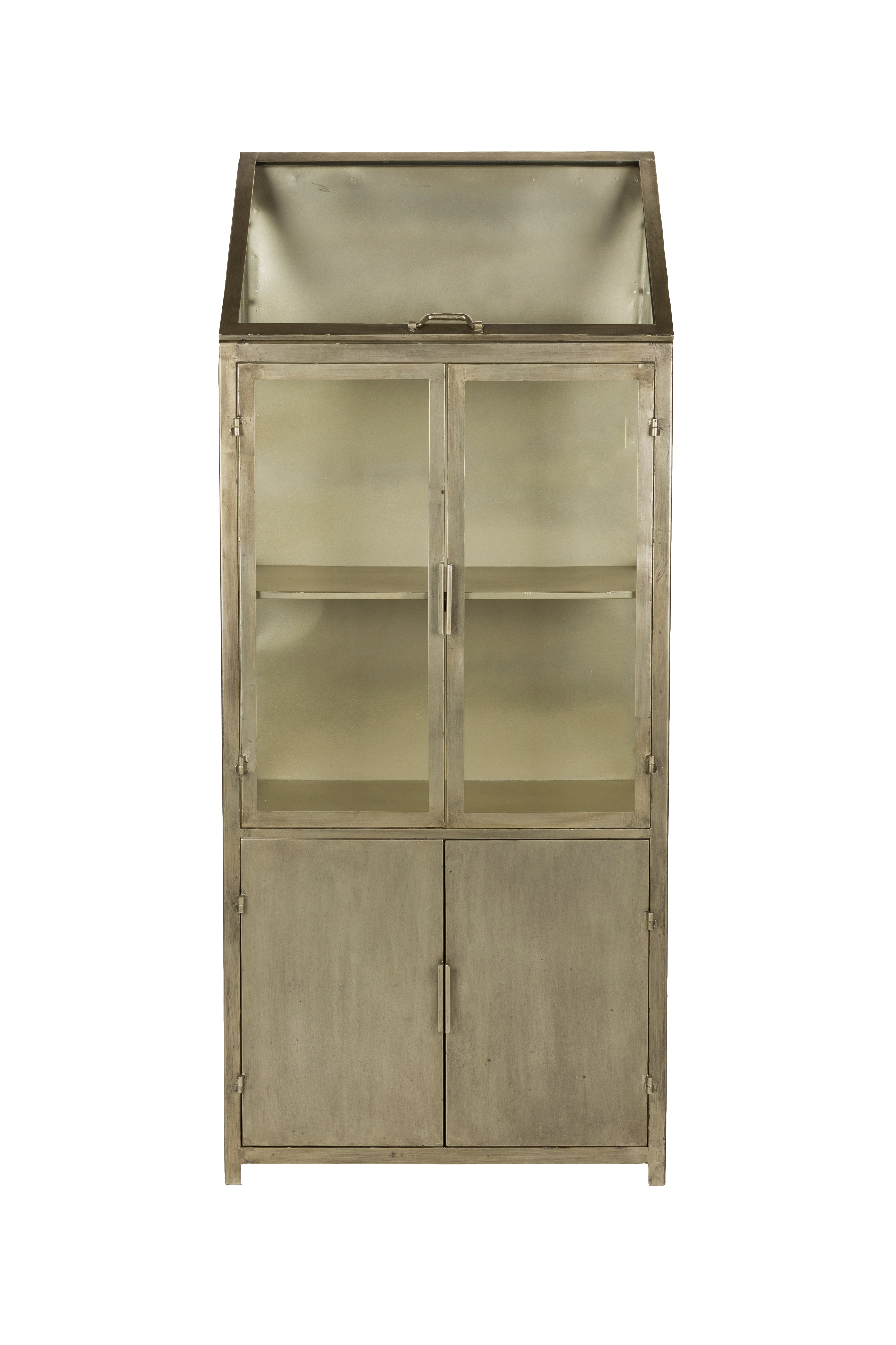 Dutchbone Monviso Gold & Glass Display Cabinet